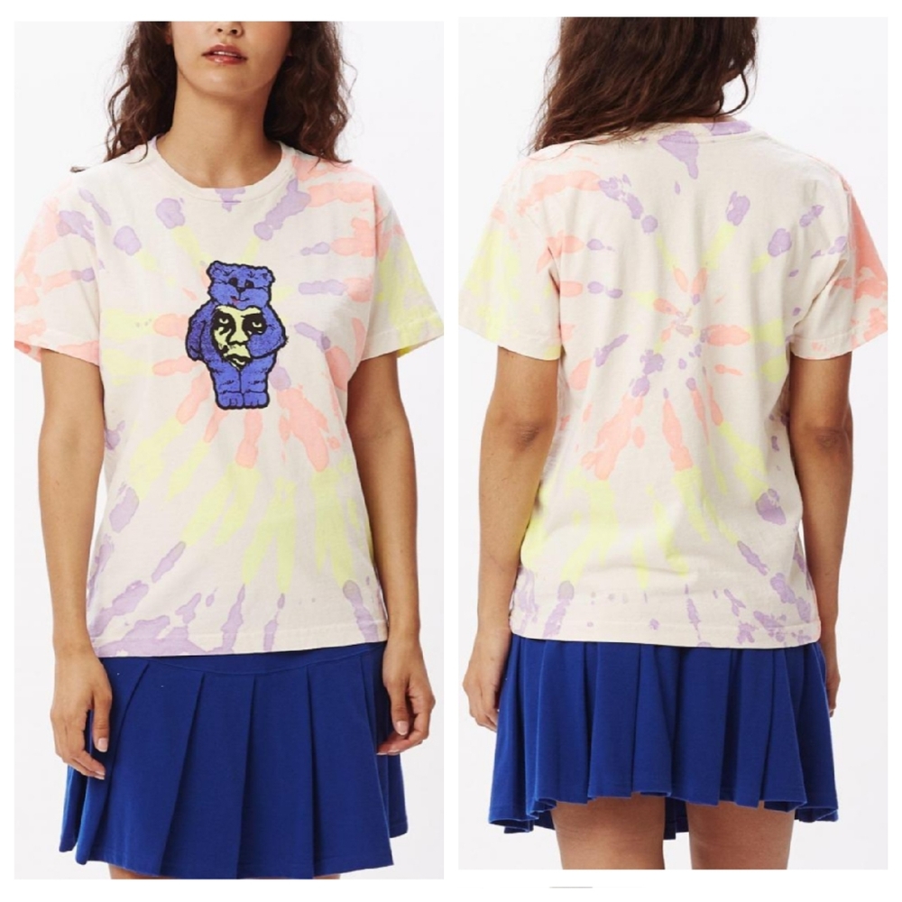 Obey Scare Bear Tie Dye Tee
